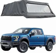 MHXJQY Truck Bed Soft Topper Tonneau Cover Compatible for Ford F-150 F150 Raptor 2015-2025 5.5FT (67.1") Short Box Foldable Camper Shell Truck Top Accessories