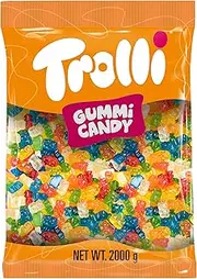 Trolli Gummi Bears 2kg Bag – Classic Fruity Gummy Candy
