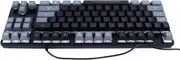 RGB Backlit Gaming Keyboard USB Wired 87 Keys Compact Contrast Color Floating Keycaps for Desktop Laptop