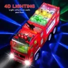 Real Siren Sounds Fire Engine Puzzle Toy Engineering Vehicle Boys Girls