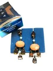 AVON NOS NEW OLD STOCK ROMANTIC CHANDELIER DROP PIERCED EARRINGS