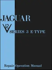 Jaguar V12 Series 3 E-Type Repair Operation Manual