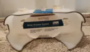 Large Shower Basket Suction Holds Large Inverted Bottles Integrated Soap Holder