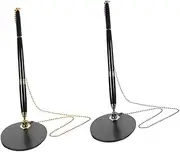 TOGEVAL Ergonomic Signature Gel Pen Pen Chain for Office Event Use Smooth Writing