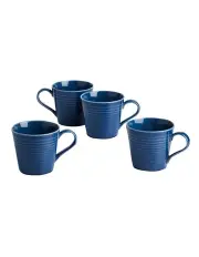 [Royal Doulton] Maze 420ml Mug Set of 4 in Denim