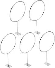 5Pcs Multi Function Basketball Holder Wall Mount Durable Balls Display Rack for Home Storage Shopping Mall Counters Space Saving Design for Various Ball