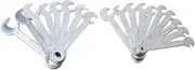 Gbtdoface 18pcs Ratchet Spanner Set,Small Spanner Set,1-18mm Mini Box Ratchet Wrench Set Portable Universal Spanner Repair Tools