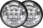 Motorcycle Headlights Motorcycle Headlight For Davidson Electra Glide For Road King Motorcycle Headlamp Bracket Set Chrome LED Headlight /4.5inch Fog Lamp