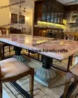 Quartz Table – Elegant Natural Stone Accent Table for Modern Home Décor