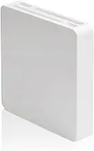 Universal Knife Block with 4 Slots, Wall Mounted White Knife Holder, Kitchen Knife Storage Stand Organizer, Self-Adhesive Knife Blocks Insert, Removable for Easy Cleaning