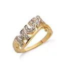 Fancy Mum Ring Yellow Gold