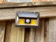 2 x Garden Outdoor Lights 58 LED Solar Powered PIR Motion Sensor Light