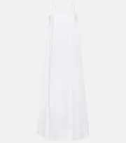 [Asceno] Asceno Heather cotton batiste maxi dress AU 14 white