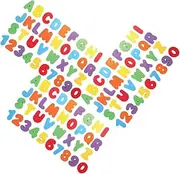 HONMEET 3Set Foam Alphabet Bath Soft Letters Numbers for Educational Play Shower Pool Interactive Learning Skill Development Design