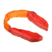 1 Pcs Lifting Slings Straps Polyester 3ft Flexible Eye Slings(11023lbs) Red