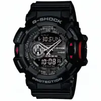 在飛比找momo購物網優惠-【CASIO 卡西歐】G-SHOCK 街頭潮流雙顯手錶(GA