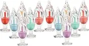 12 pcs Ice Cream Shape Lip Gloss Tubes Containers Leak Lipstick Bottles Stylish Portable Design for Travel