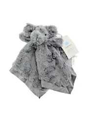 Cloud Island Target Gray Elephant Baby Lovey Security Blanket Satin 2023 Plush