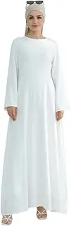 [Sweejim] Abaya Eid Ramadan Modest Maxi Dress Solid Color Robe Arabe Elegant Women Muslim Dresses