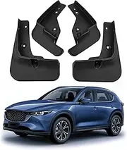 4Pcs Car Mud Flaps Compatible with Mazda CX-5 2022-2024 Mudflaps Waterproof Anti-Scratch Splash Guard Black Mud Guards Tire Protector Mudguard Fender Car Exterior Accessories