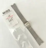 Original MIDO Commander Model: 8429 B Stainless Steel Mesh Watch Band Bracelet