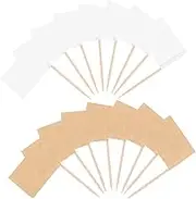 MAGICLULU Pcs Mini Cupcake Picks Edible Cake Decorations Toothpick Flags Fruit Flag Sticks Cake Toppers for Birthday