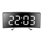 Digital Alarm Clocks for Bedrooms, Digital Clock with LED Curved Screen2342