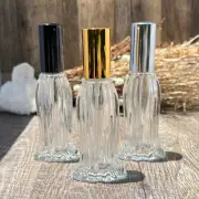 Clear Glass Luxury Perfume Bottle Spray Atomizer Travel Perfume bottle .6 oz