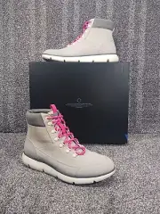 New Cole Haan ZeroGrand Womens Sz 9 / 39.5 ZG Omni Hiker Boots Shoe Dove Grey