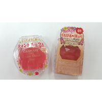 【現貨】日本 CANMAKE 貝殼腮紅膏03限定色-牡丹粉紅 / 透頰潤唇兩用霜01色-草莓慕斯