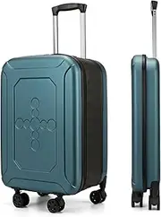 [VHVYWY] 20/24 Inch Cabin Collapsible Suitcase, Hardside Luggage with Spinner Wheels, Durable and Lightweight Luggage, Combination Lock Travel for Men Women A,24 in