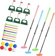 QSTDGVPW Retractable Golf Putter Right and Left Hand Golf Club for Lawn Travel Yard