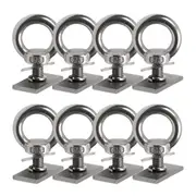 M8 4mm Slot Channel Nuts Eye Bolt Slider Rhino Thule Yakima Roof Rack Track 8set
