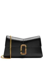 Marc Jacobs The St Marc Leather Clutch - Black ONE SIZE