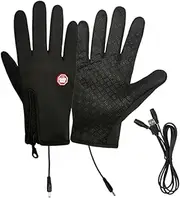 [Weqizuerqi] USB Heated Gloves for Women and Men | Mittens Full Fingers Heating Gloves - Touchscreen Hand Warmer, Portable USB Heated Mittens for Riding, Running, Skiing