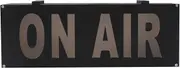 ON AIR Light Sign Recording Sign Studio Warning Sign, Up Lighted Broadcast Warning Sign Finished, Recording Decor Up Lighted Broadcast Warning Sign for Studio Home Company Desk