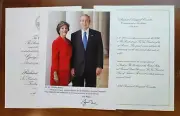 George W. Bush Official Inaugural Invitation & Photograph 2005