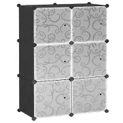 BASTUO Cube Storage Organizer, 6-Cube Closet Shelves Modular Storage Cabinet ...
