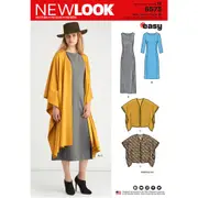 New Look Sewing Pattern 6573 Misses' Dress and Wrap