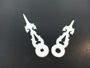 Cuckoo Clock Hand Set White for 14 CM or 6" Dial
