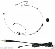 Headset Microphone For Sennheiser Wireless Dual ear Wearing Mic Detachable cable