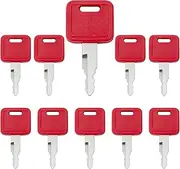 10PCS Ignition Keys AT194969 AT147803 4286465 Hitachi H800 for Jo-hn Dee-re Excavator Case Dozers Fiat Heavy Equipment