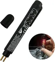 Brake Fluid Liquid Tester Pen, Hydraulic Fluid Liquid Oil Moisture Analyzer with 5 LED Indicators to Test DOT3 DOT4 DOT5.1 Brake Fluid, Auto Brake Diagnostic Testing Tool