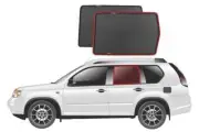 Genuine SNAPSHADES Car Rear Window Shades for Nissan X-Trail 2nd Gen (T31; 20...