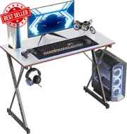 32" Gaming Desk, PC Computer Table, Home Office Workstation, Simple Game Table