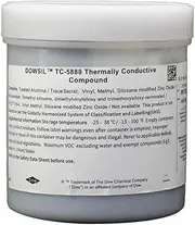 Dow Corning TC-5888 Thermally Conductive Compound 1kg Thermal Paste Silicone Grease Gray for Computer Cooling MPU CPU GPU PCB Assembly Electrical Device Thixotropic Non Curing