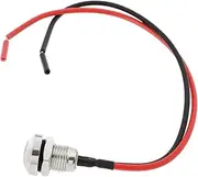 Create idea 1PC Guitar Momentary Push Button Switch 8mm Mounting Diameter for Replace Mini Tone Pot in Guitar Stainless Steel Guitar Switch