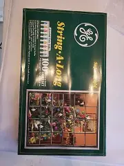 GE Super Bright String A Long Christmas Lights 2 x 50 light set Miniature Style
