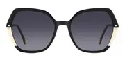 Carolina Herrera HER 0185/S 80S/9O Women’s Sunglasses Black Size 55