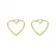 Snatch 純愛相框耳環 - 大金框 / Pure Love Earrings - Large Gold
